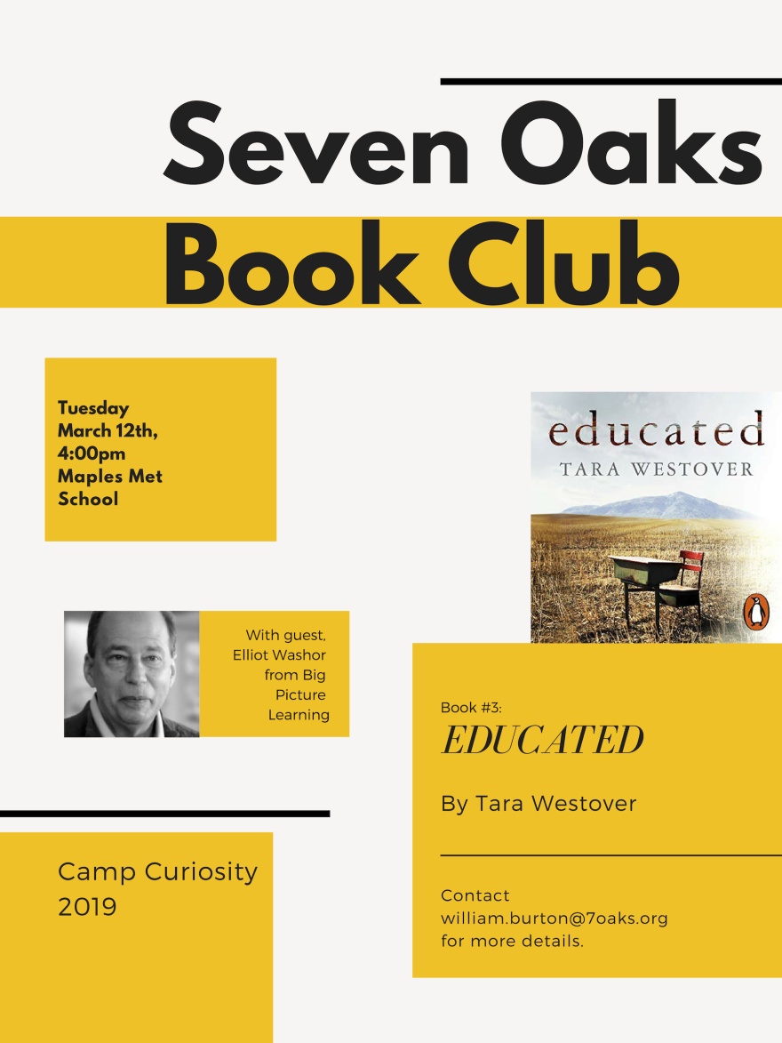 Seven Oaks Book Club Presents